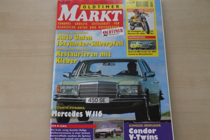 Deckblatt Oldtimer Markt (08/1997)